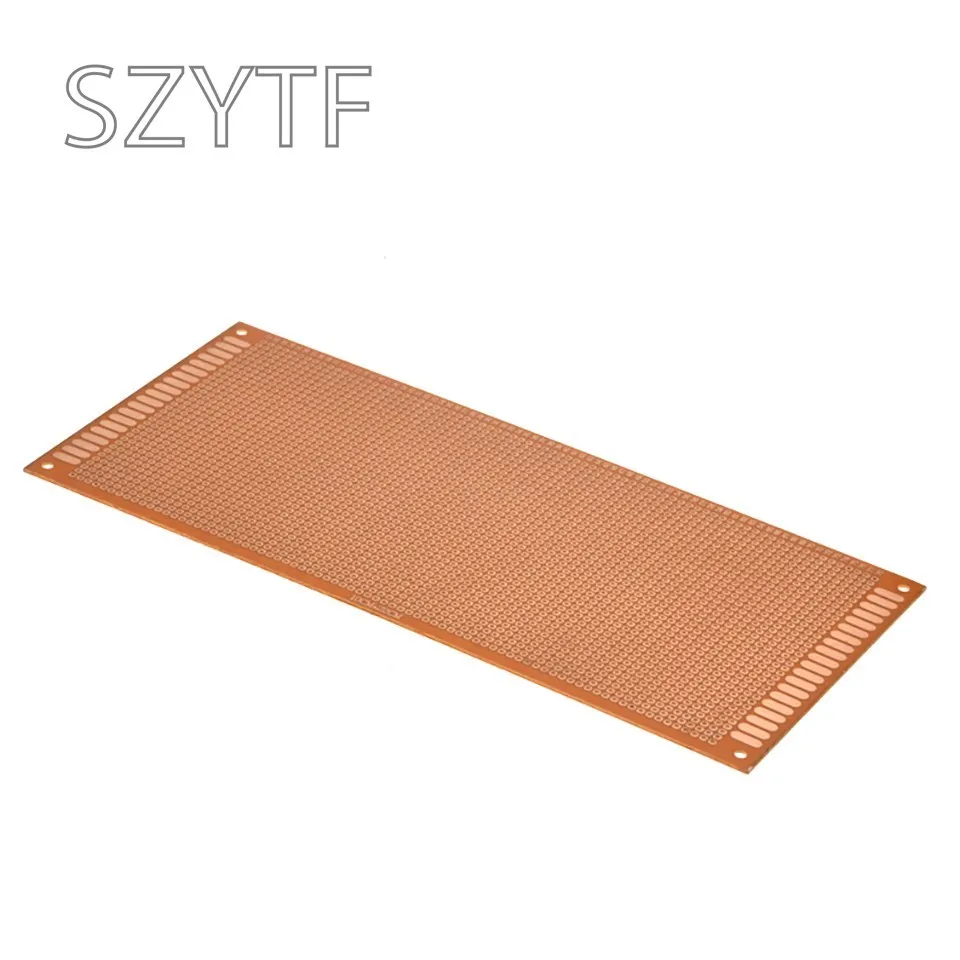 5pcs/lot 10*22CM universal circuit board 10X22cm single-sided hole board PCB bakelite 1.2MM thick 2.54MM spacing