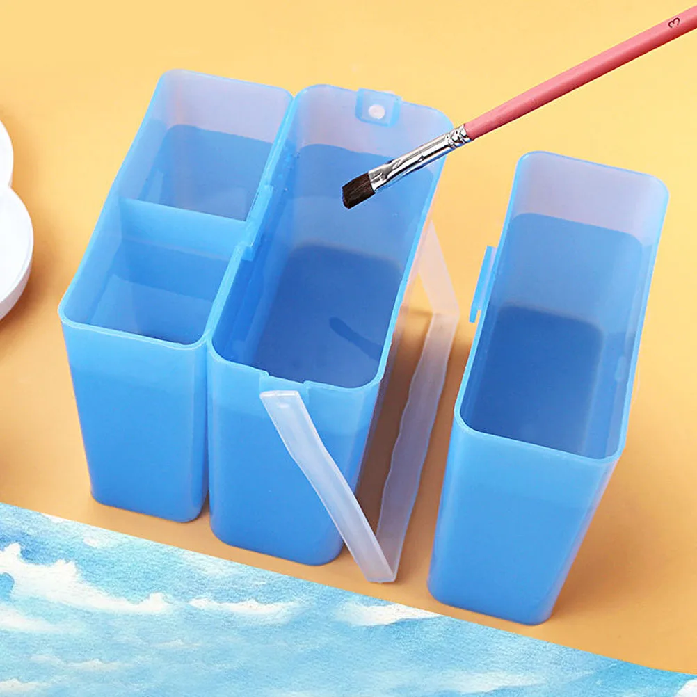 

Pencil Bucket Multi-functional Paint Brush Washer Holders and Organizers Artist Cleaner Automatic Washing Cleaning Plastic