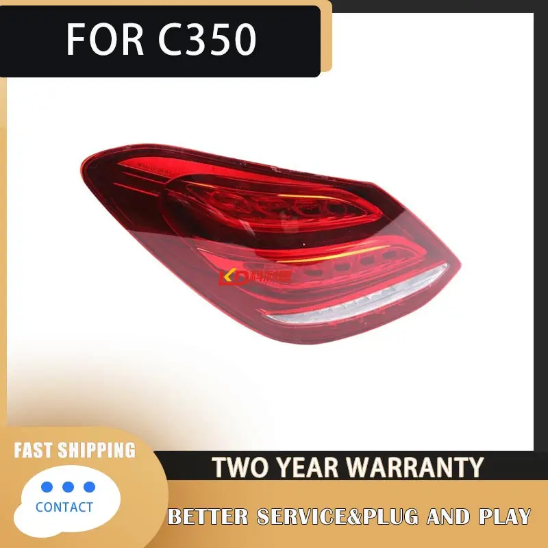 

Car LED Rear Taillights for Benz C350 2014-2018 Animation Rear Lamps LED Taillight Assembly