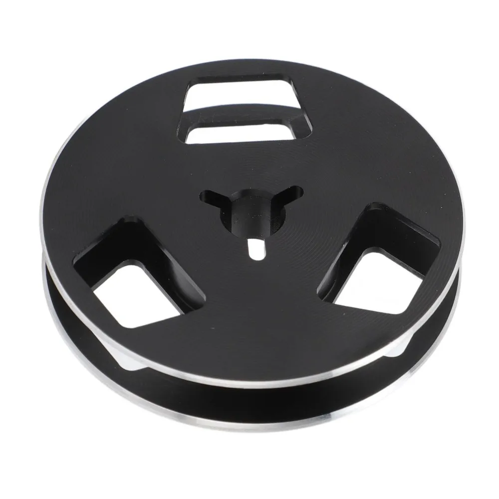Improve Sound Quality 1/4 2.5 Inch Empty Tape Reel 3 Hole Aluminum Alloy Takeup Tape Reel Open Reel Erasing