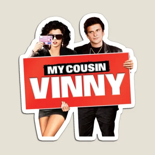 Benim kuzen Vinny Vincent L poini Poste mıknatıs bebek komik çocuk renkli çocuklar için tutucu oyuncak çıkartmalar sevimli buzdolabı organizatör