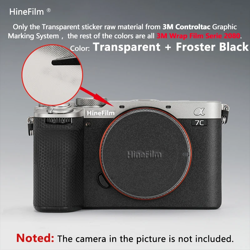 Hinefilm Skin for A7CII A7CR Camera Transparent Sticker A7C2 Clear Camera Skin For Sony A7C II A7CR Wrap Cover A7CM2 Sticker - Image 5