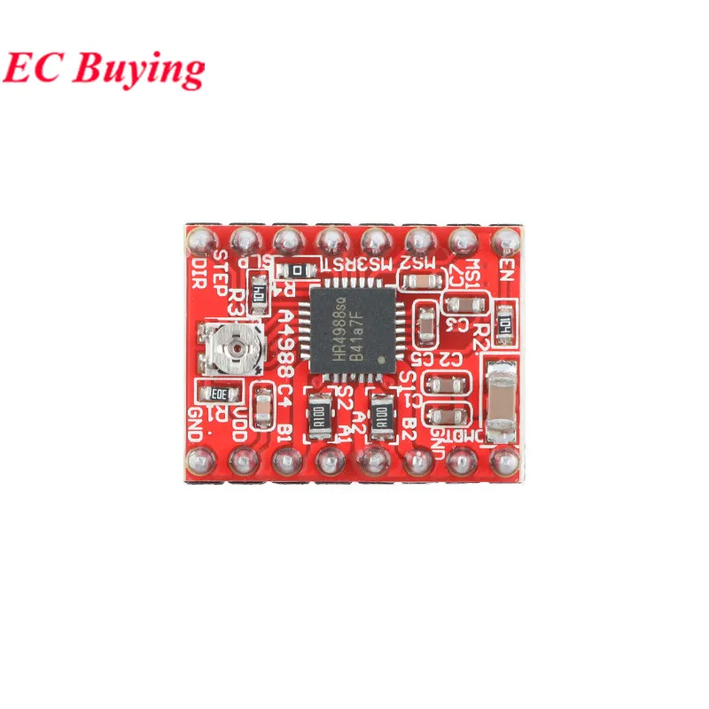 10Pcs/1pc Reprap Stepper Motor Driver Module Board A4988 DRV8825 Motor Clipping Filter Heat Sink For 3D Printer Accessories