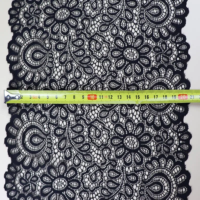 3 Meters White Elastic Lace Trim For Underwear Stretch Lace Fabric DIY Crafts Garments Sewing Suppies  Accessories