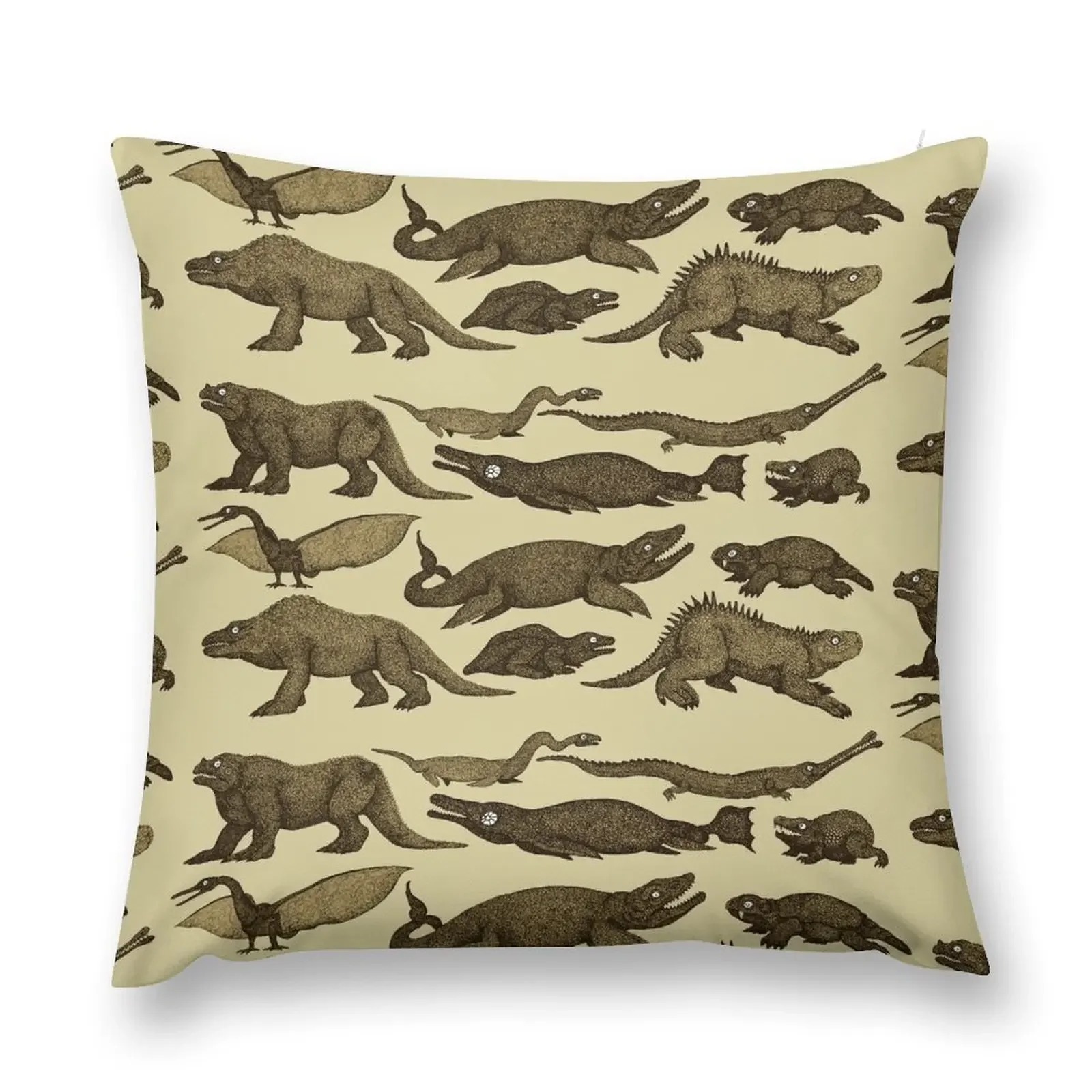 

Dinosaurs of Crystal Palace Throw Pillow pillowcases for sofa cushions Sofa Covers Rectangular Cushion Cover pillow