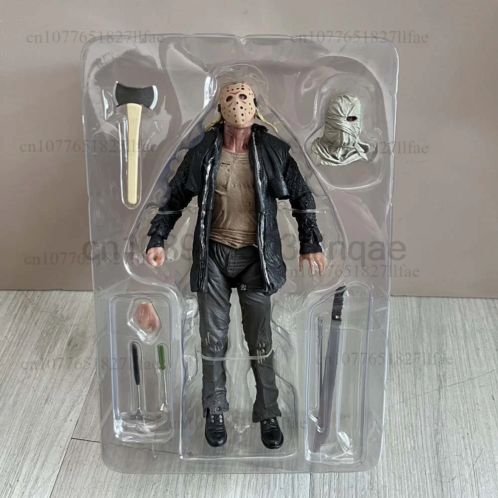 

NECA Figure Jason Friday Jason 2009 Remake Voorhees Deluxe Edition Ultimate Action Figure Model Toys Joint Movable Room Decor