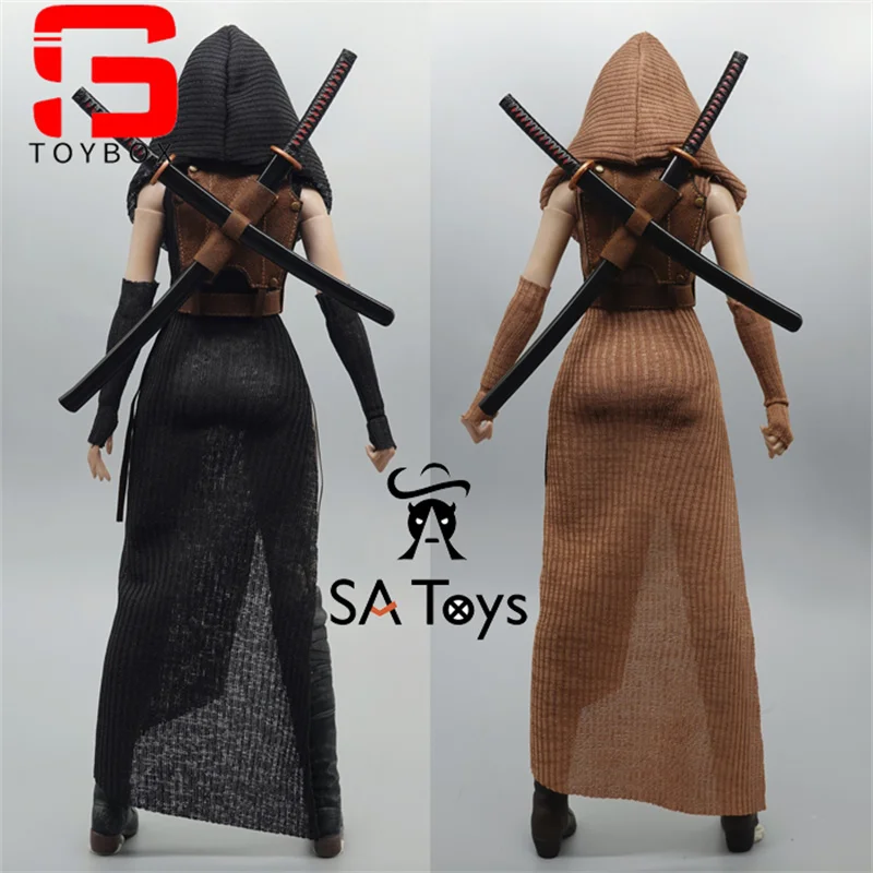 SAtoys SA008 1/6 Classic Assassin Dress Clothes Model Fit 12'' AT203 Female Soldier Action Figure Body Dolls