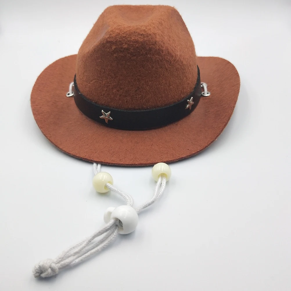 

Party Hat Dog Headdress Small Hats Cowboy Cat Accessory Funny Christmas Halloween Birthday Premium Material Comfortable Soft Pet