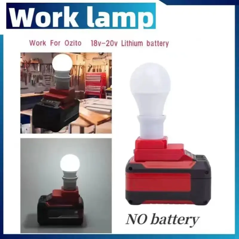 LED Work Light for BOSCH 18v Series Lithium Battery Single Headlight w/USB Camping Light Rechargeable   (Battery Not Included)