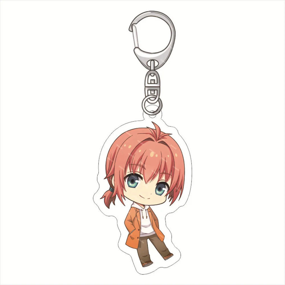 Anime Keychain Legend of the Galactic Heroes: Die Neue These Kircheis Siegfried Acrylic Keyring strap Figure Gift