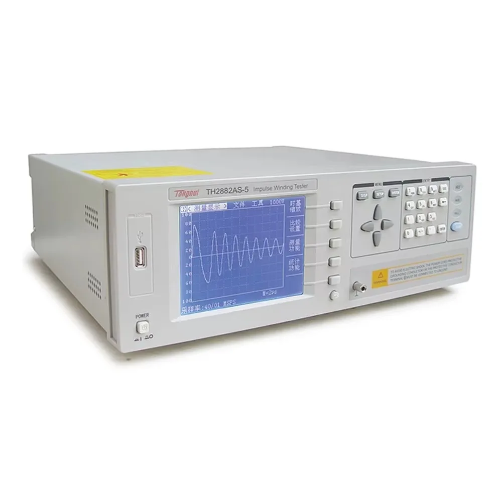 Economic TH2882AS-5 320X240 Dot-Matrix Graphic LCD Display Single/Three Phase Electrical Tester Measuring Device