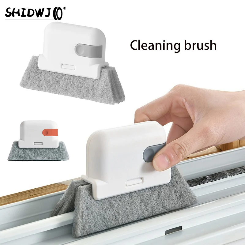 Car Window Groove Cleaning Cloth Brush Slot Hand-held Door Gap Keyboard Kitchen Floor Gap Household Cleaning Tools