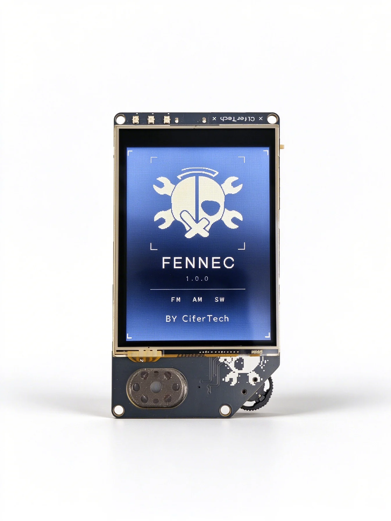 Fennec Shortwave Listening Station ESP32-S3 SI4732-A10 2.8' Touch Screen Receive Only SSTV Morse Code Open-sourced by CiferTech