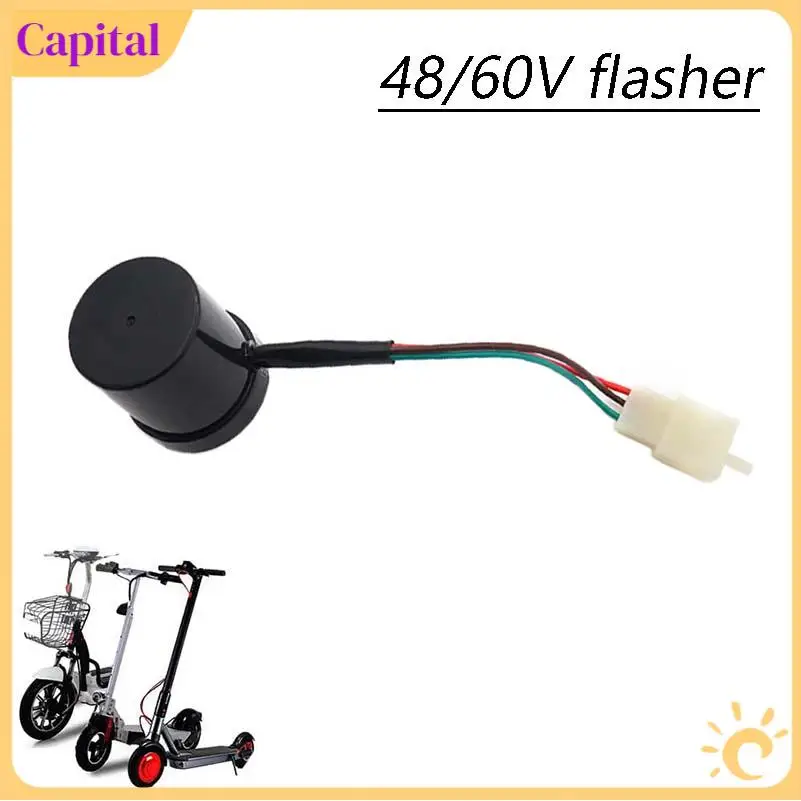 48V 60V Flash Relay Suitable for Electric Bicycles and Electric Tricycles Flash Relay Accessories