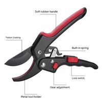 T50 Ratchet Skip Garden Pruning Shear SK5 Steel Scissors Gardening Plant Scissor Branch Pruner Trimmer Tools