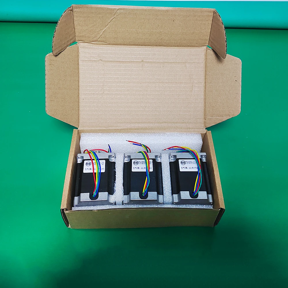1 Piece NEMA 23 Stepper Motor CNC Router Engraving Cutting Machine Use 57BYGH76 76mm Length Two Phase Four Lead Wires 1.5Nm