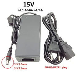 15 Volt Power Supply uk Adapter 15v 3a 15 v Power Supply 15v 2a 15v 5a Source Adapter 15 v 3a 4a 6a au us eu Plug Transformer