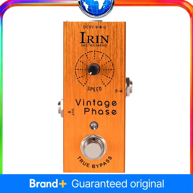 

IRIN AN-10 Vintage Phase Electric Guitar Effect Pedal True Bypass Classic Phaser Sounds Re-Creation Music Accessory