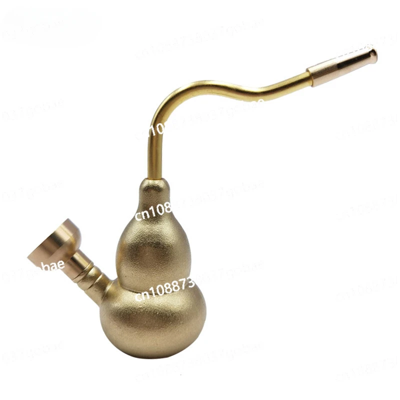 

Pure Copper Gourd Hookah, Dual-purpose Water Filter Brass Hookah, Three-purpose Men's Metal Hookah