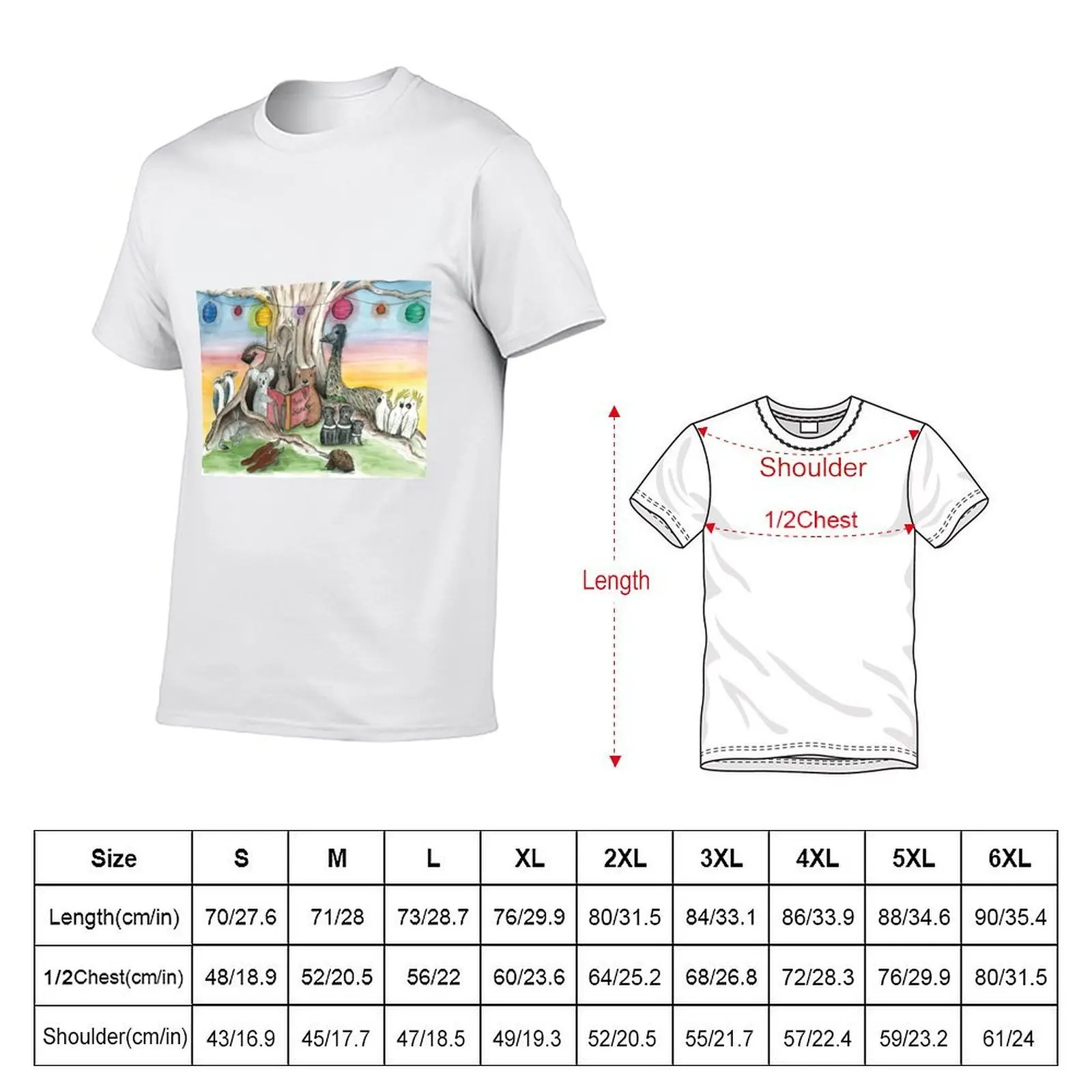Bush Lullabies With Australian Native Animals T-Shirt Personalized t-shirt animal prinfor boys mens t shirts pack