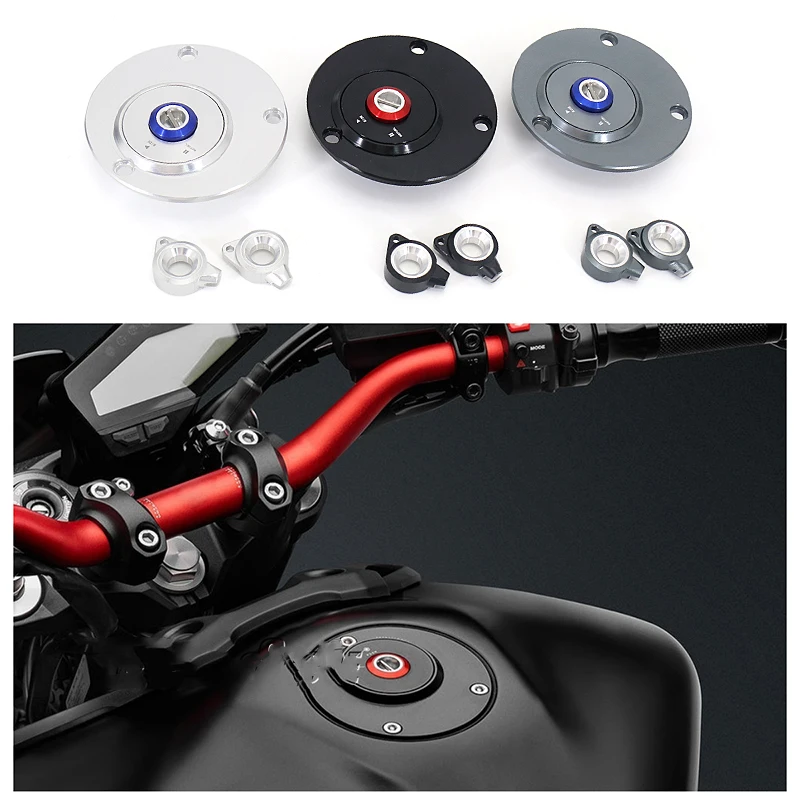 

Motorcycle CNC Aluminum Fuel Tank Cap 6 Color Oil Tanks Cover For YAMAHA MT03 MT 03 mt03 MT-03 2016 Moto Accessories