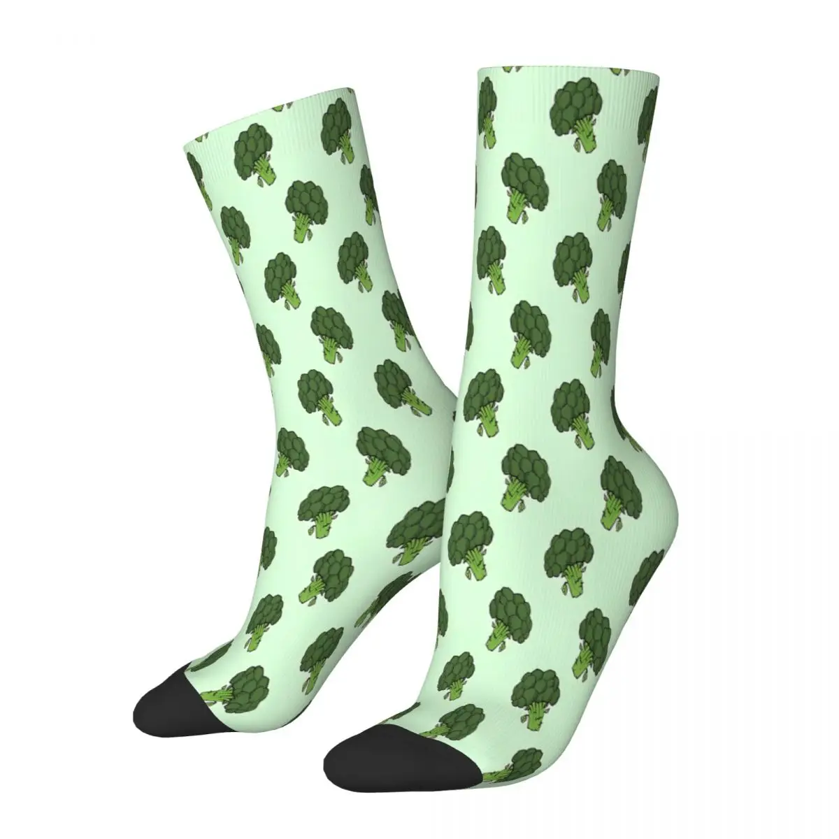 Broccoli Bunch Head Pattern Sock Socks Men Women Polyester Stockings Customizable Design