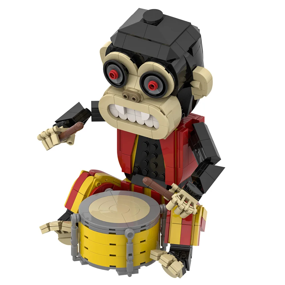 Gobricks MOC la singe Brickheadz blocs de construction figurine de film d'horreur le singe briques modèle jouets de noël cadeau