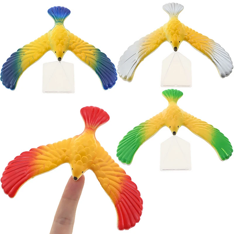 

2Pcs High Quality Novelty Amazing Balance Eagle Bird Toy Magic Maintain Balance Home Office Fun Learning Gag Toy for Kid Gift