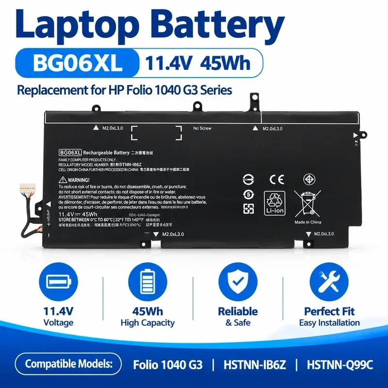 [NEW] BG06XL For HP EliteBook 1040 G3 HSTNN-IB6Z 805096-005 battery