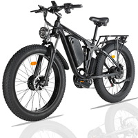 SMLRO V3 PLUS Electric Bicycle 48V 2000W 22.4AH Fat Tire E-Bike 26 * 4.0 Inch Outdoor Mountain Bicycle Dual Motor Snow Ebike