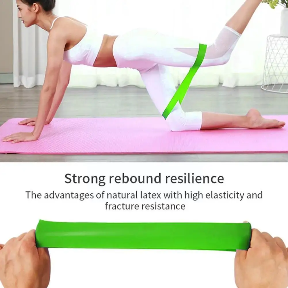 

Fitness Elastic Band Latex Tension Yoga Fitness Band Equipment Lift Strength Squat Gym Tension Circular Hip Training W4h0