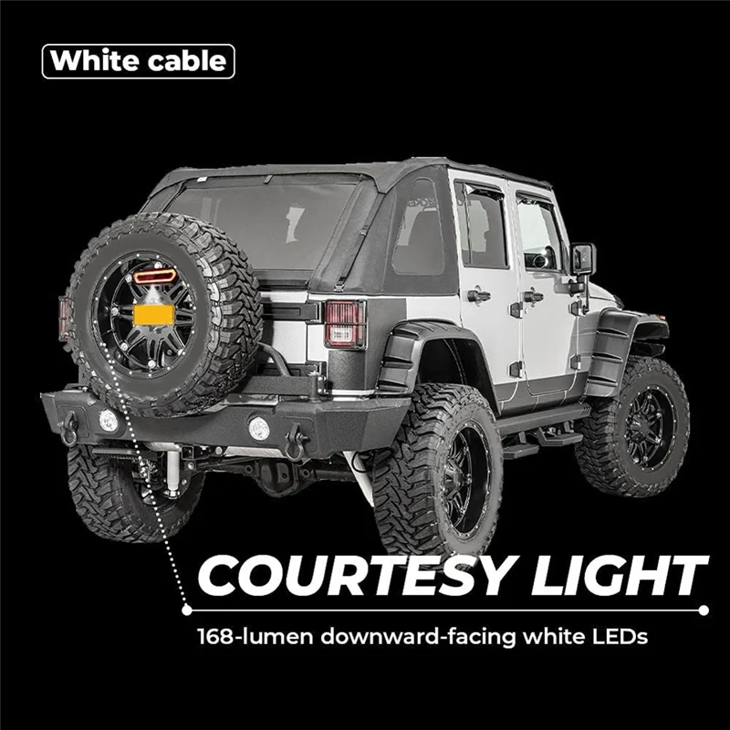 

1,75-дюймовый до 2-дюймовый UTV Roll Bar Автомобильный внедорожник Светодиодный задний фонарь Стоп-сигнал для Polaris RZR Ranger Can Am Maverick X3