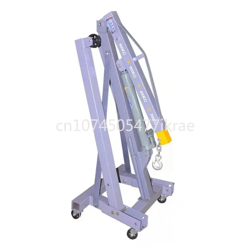 Heavy Duty 2 Ton Hydraulic Jack Manual Foldable Portable Shop Lift Crane Hoist Engine Shop Floor Crane