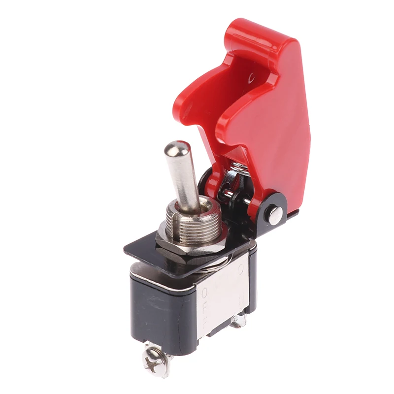 1PC Universal KN3A-101 Toggle Switch With 2 Nuts Rocker Arm 2Pin 2Gear ON-OFF 15A 250V AC Cap Matching 12V, 24V, 48V, 110V, 220V