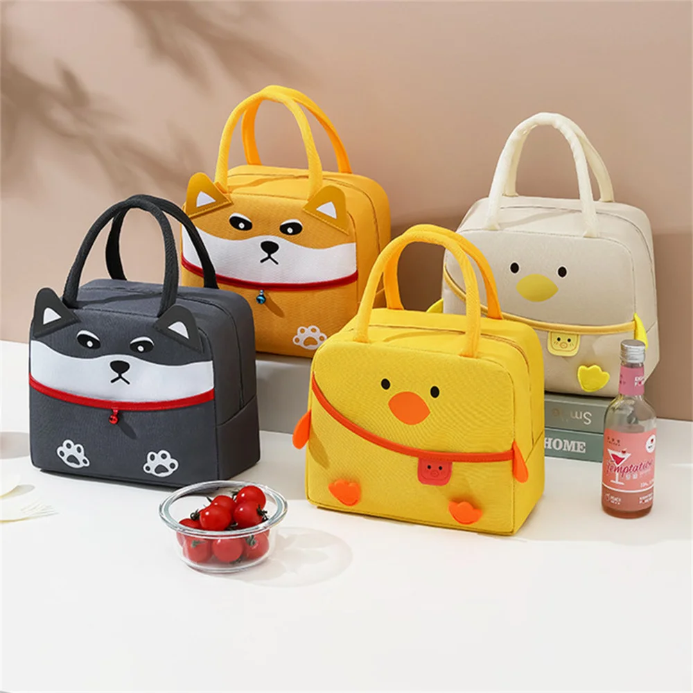 

Kawaii Children Portable Insulated Thermal Picnic Food Cute Cartoon Lunch Bag Box Tote Food Fresh Cooler Bags Pouch for Kids Bag