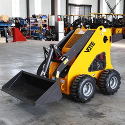 Customized Chinese Construction Machinery Skid Steer Loader Hot Selling Mini Skid Steer Loader and Attachments Wholesale Cheap