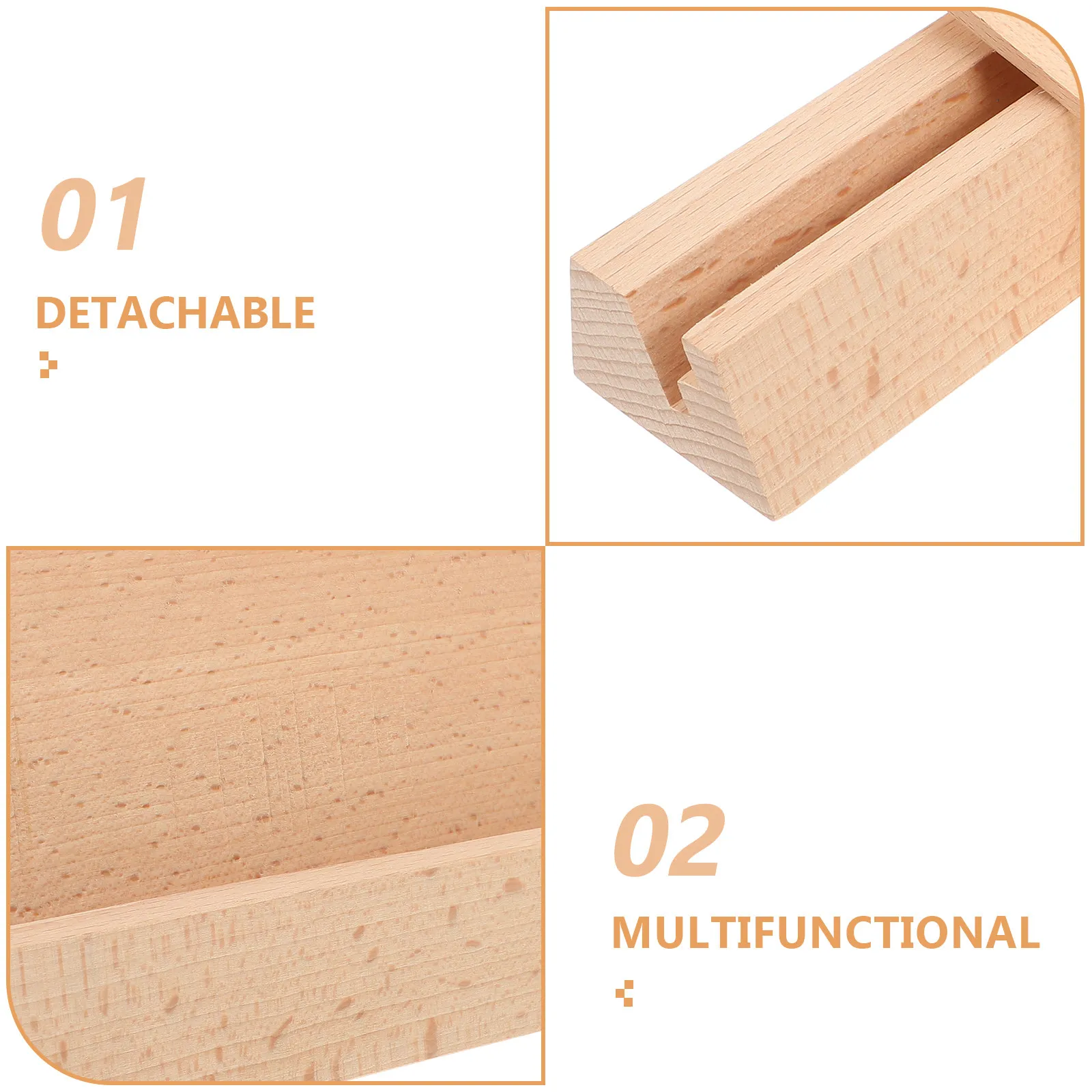 Wooden Desk Calendar Stand Memo Holder Photo Clip Stand for Home Office Decor Tabletop Display Cards Notes Reminders Elegant