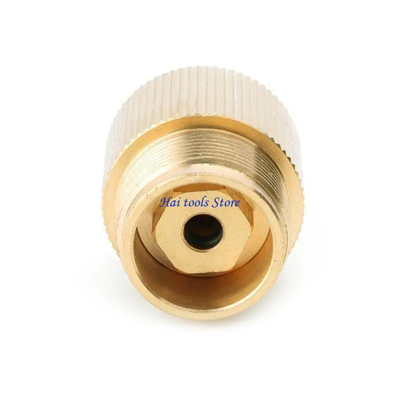 X37E Outdoor Gas for Tank Propane Refill Adapter Solid Brass Stove Connector Copper C