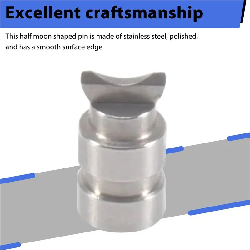 A00E-Metal Semilunar Pin Fishing Wheel Half Moon Suitable For Abu Water Drop Wheel BMAX SMAX PMAX Revo view 4