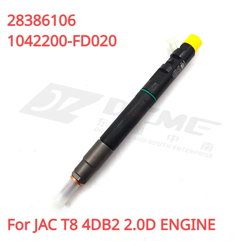 28386106 New Diesel Injector Nozzle 1042200FD020 For JAC T8 NAVISTAR/SHUAIG 4DB2 2.0D ENGINE