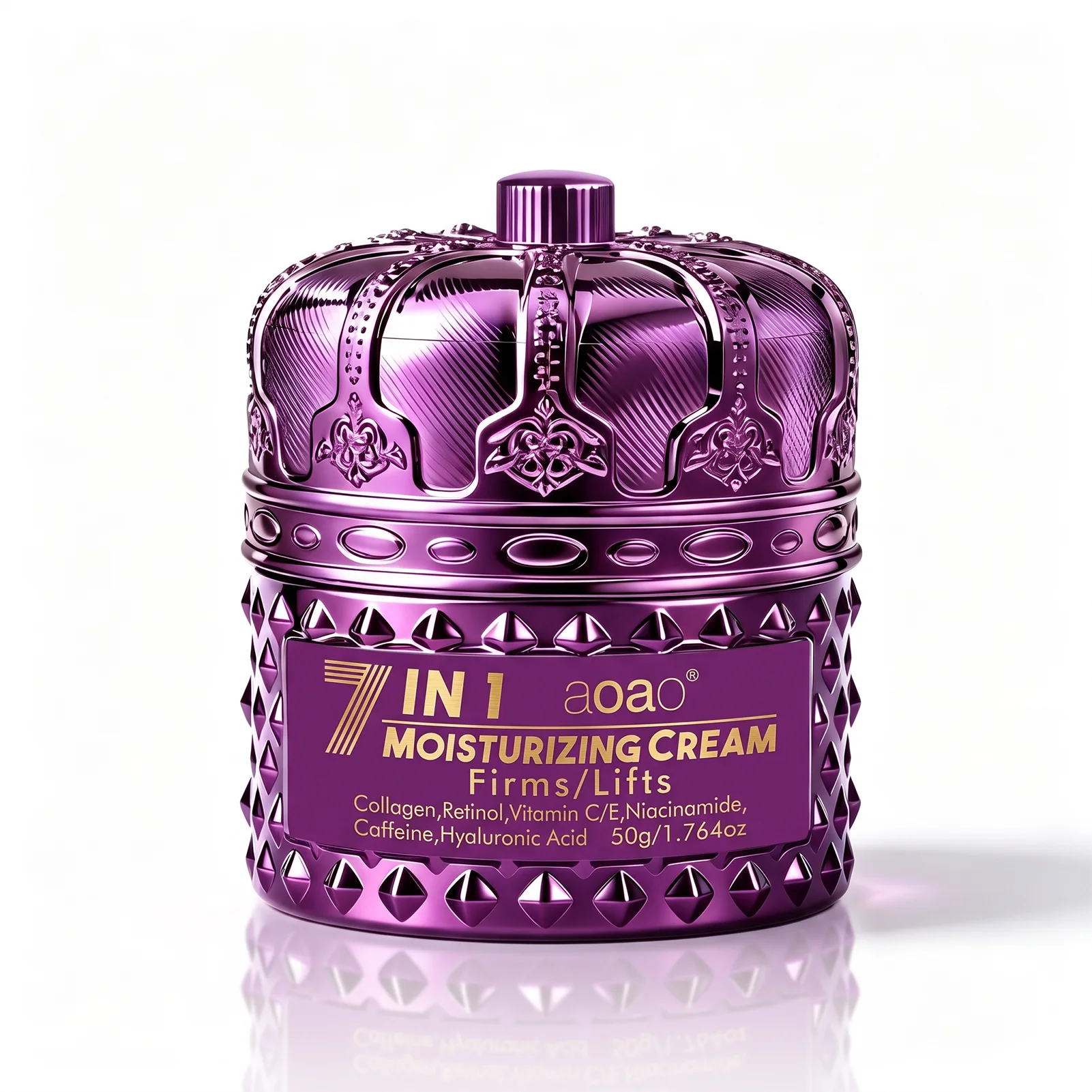 7-in-1 Multi-Benefit Daily Face Moisturizer 50g – With Collagen, Retinol, Niacinamide & Vitamin E for All-Day Hydration.