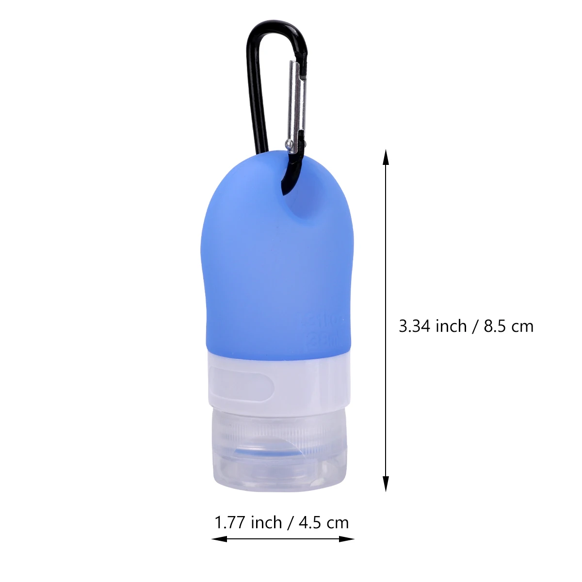 

6pcs Eco-Friendly Sub Bottles 38Ml Portable Silica Dispenser Bottles For Travel Shampoo Lotions Liquid Foundation