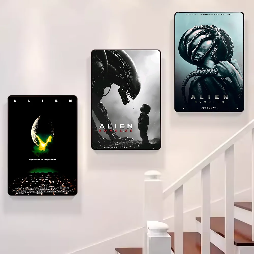 الكلاسيكية الغريبة فيلم الفضاء الرعب الفيلم المشارك HD الفن لزجة جدار مقاوم للماء غرفة المعيشة المنزلي غرفة نوم بار الديكور الجمالي #3