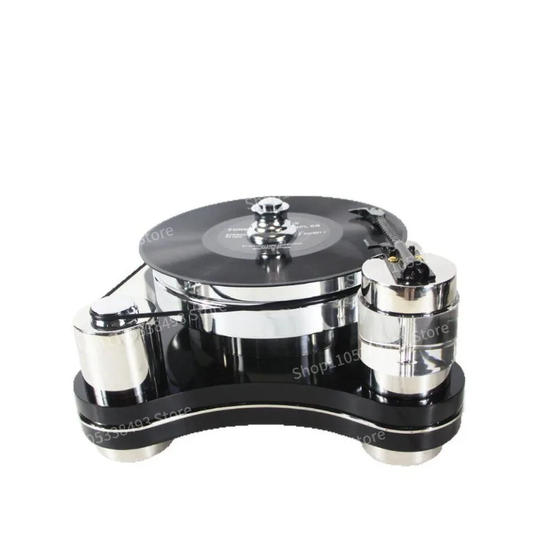 For Minimalist Modern Vinyl Record Player, Stainless Steel Model Room, Hotel Club Living Room Ornament