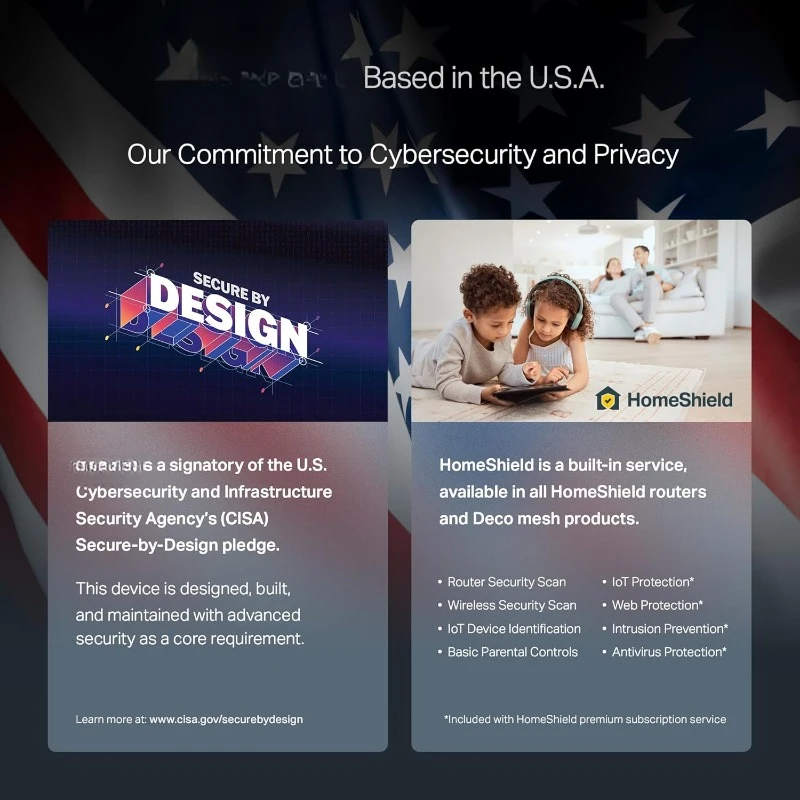 4-Stream 5 Gbps | 240 Mhz Channels Dual-Band BE5000 WiFi 7 Mesh Wi-Fi System (Deco BE25)