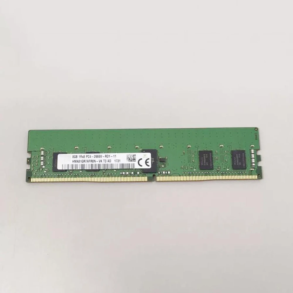 1 PCS 8G 1RX8 PC4-2666V ECC REG For SKhynix Server Memory HMA81GR7AFR8N-VK