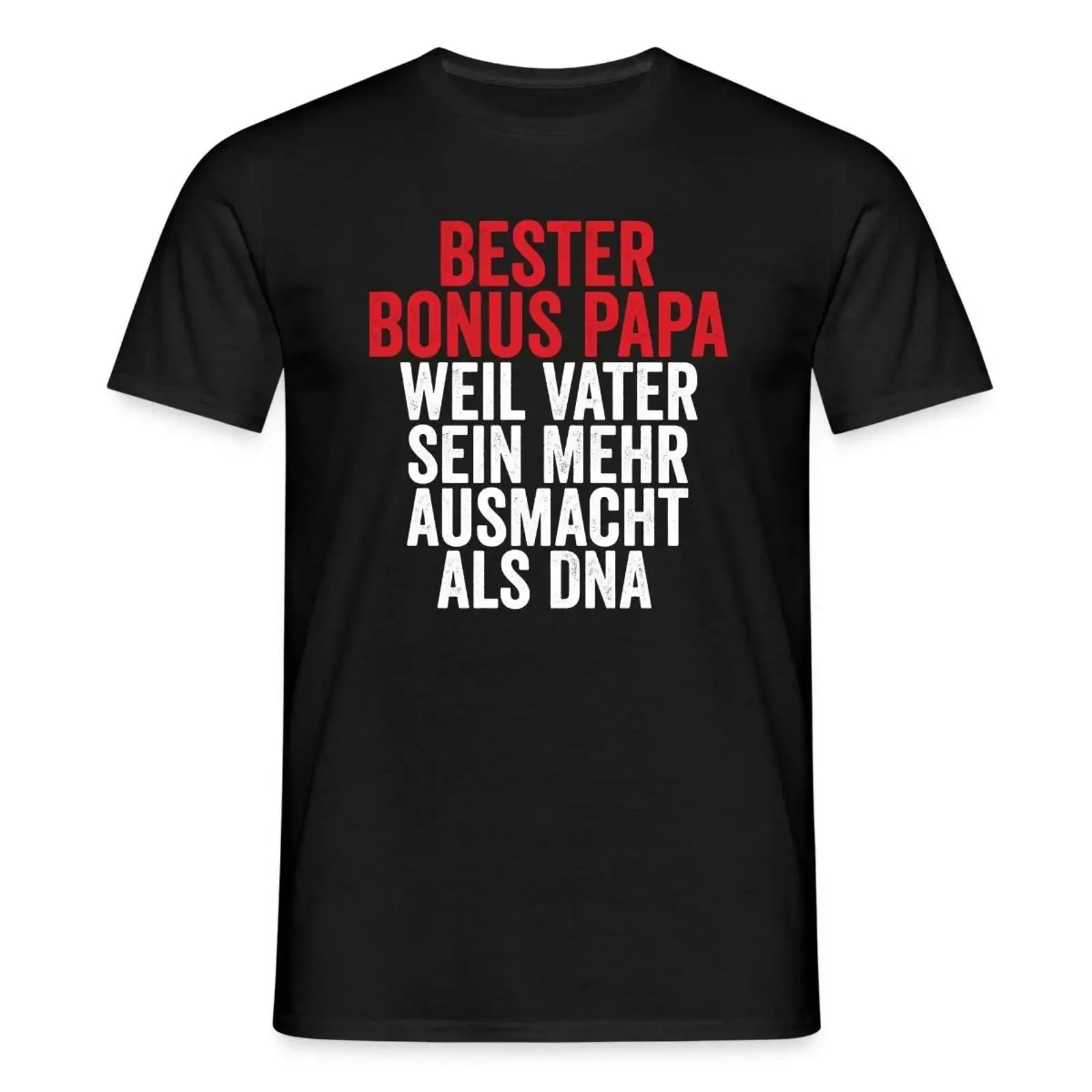 Bester Bonus Papa Vater Stiefvater Geschenk Männer T Shirt vintage Washed Versatile Top For Everyday Wear streetwear Breathable