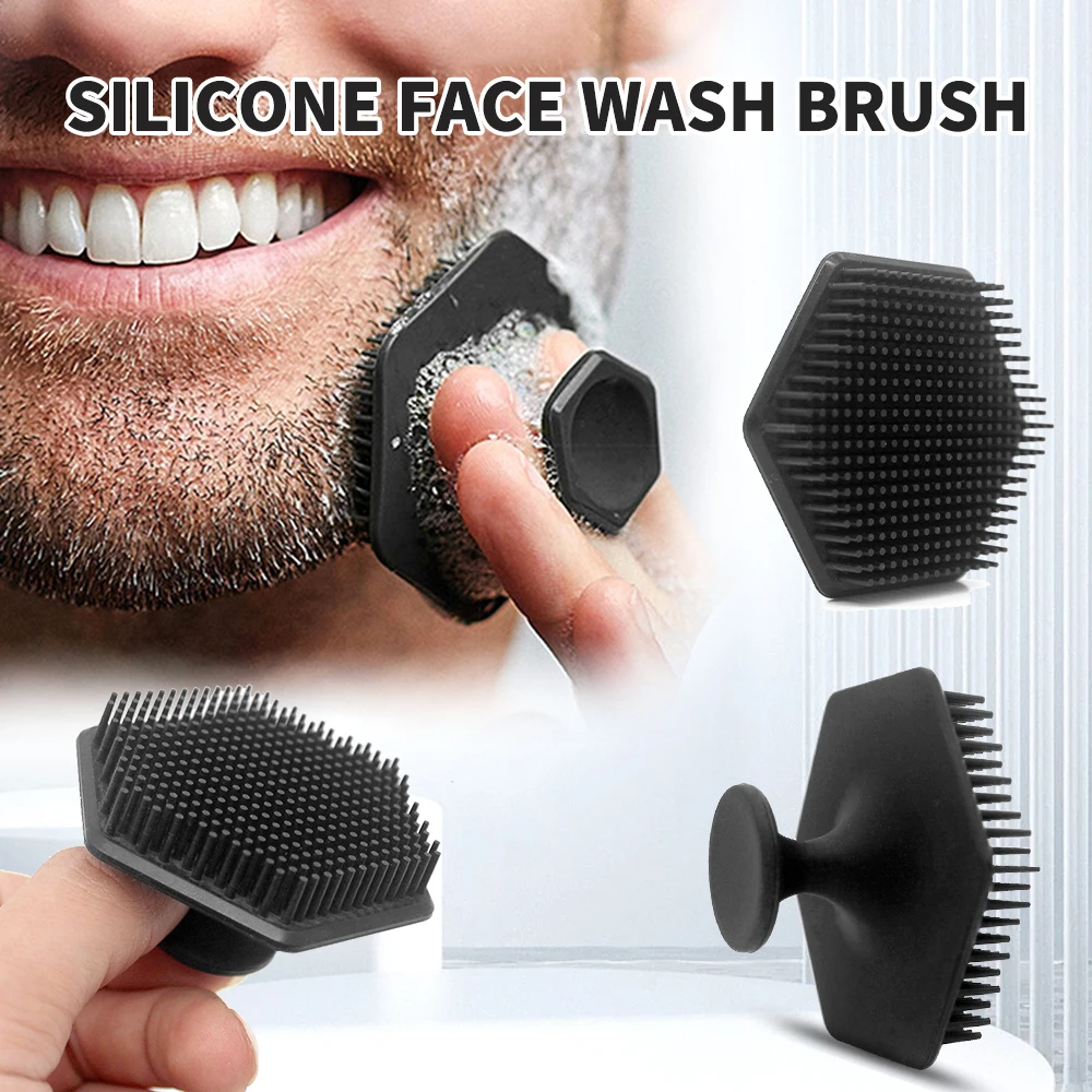 Soft Silicone Face Cleaning Brush Remove Makeup Blackhead Remover Portable Beauty Tools Facial Cleansing Brushes Beauty