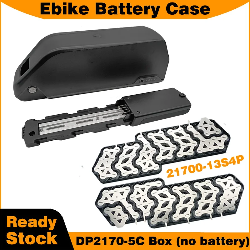 DP-2170-5C E-bike Battery Case 48V with 13S4P Nickel Strip with Battery Holder to Hold 52pcs 21700 Empty Box Without Battery