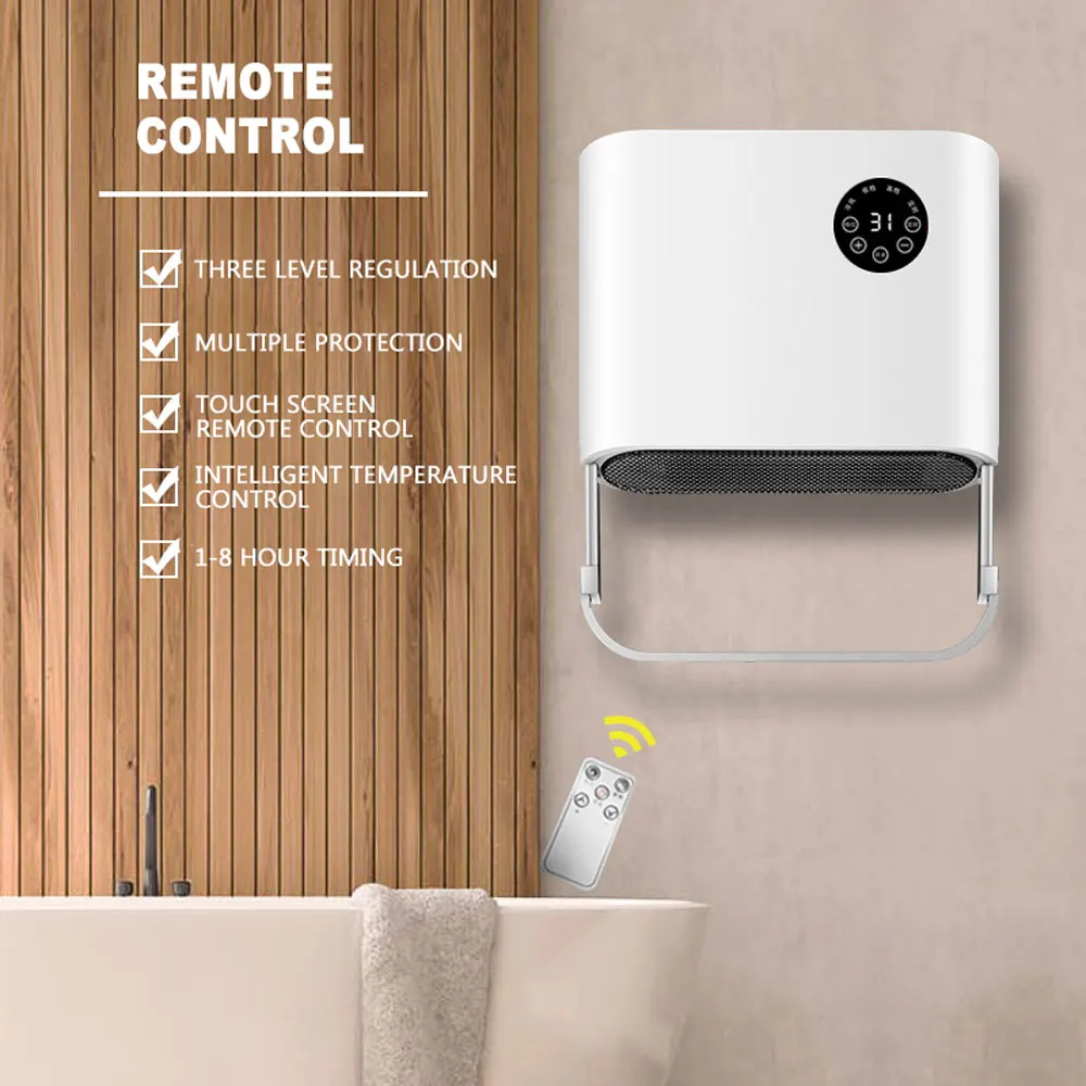 욕실 히터 벽걸이 형 소형 가정용 에너지 절약 열전 히터 Grzejnik Elektryczny